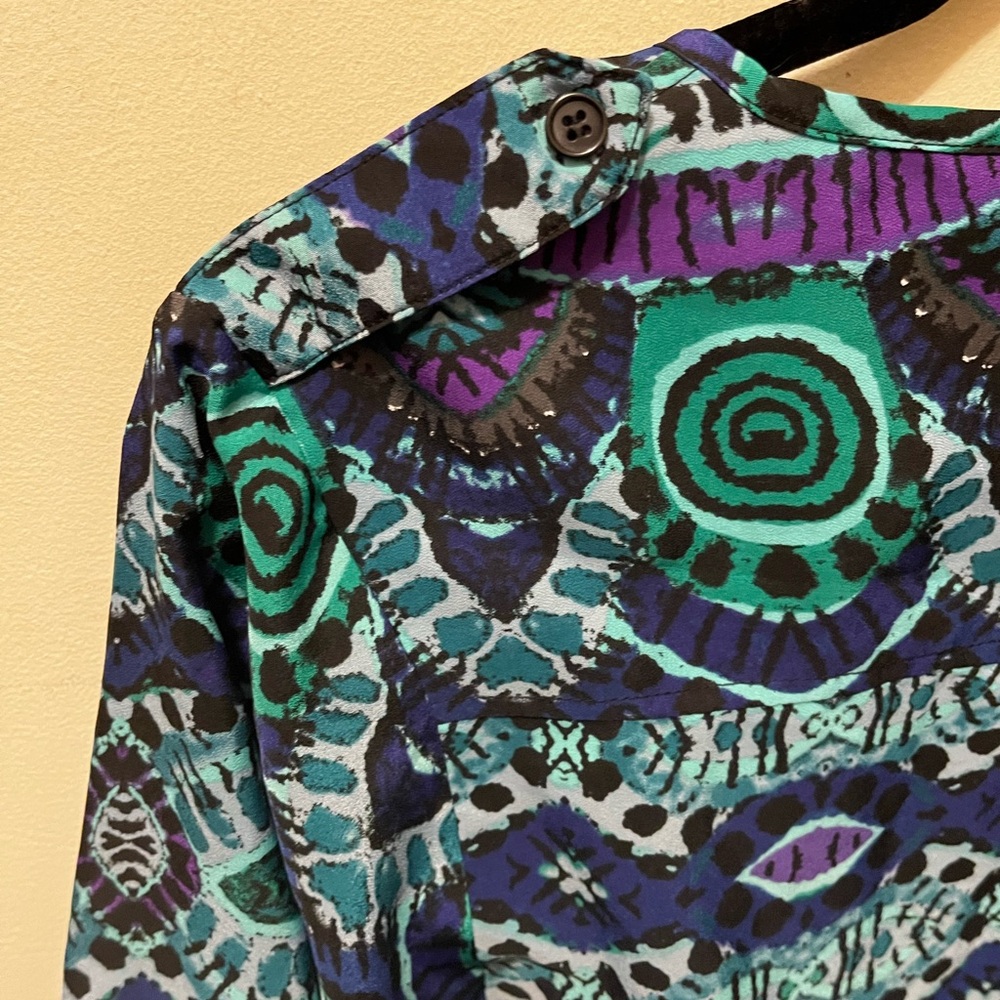 Anthropologie Maeve Ikat Frequencies dress M - Picture 9 of 9